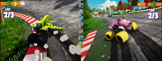 Race with friends!